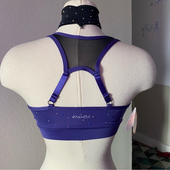 Handful Sports Bra- NBA NFL IFL WHL Pro Cheer Pro Dance Audition Top - Picture 7 of 7